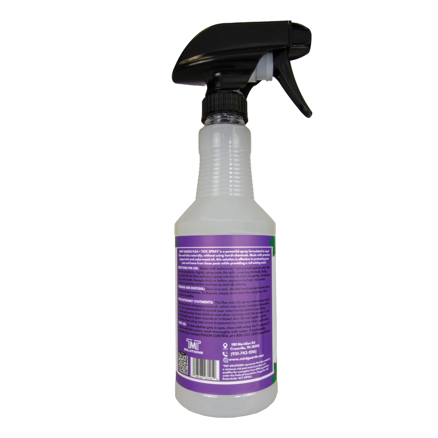 Mint Guards Flea & Tick Repellant for Dogs 16 Fl Oz Spray