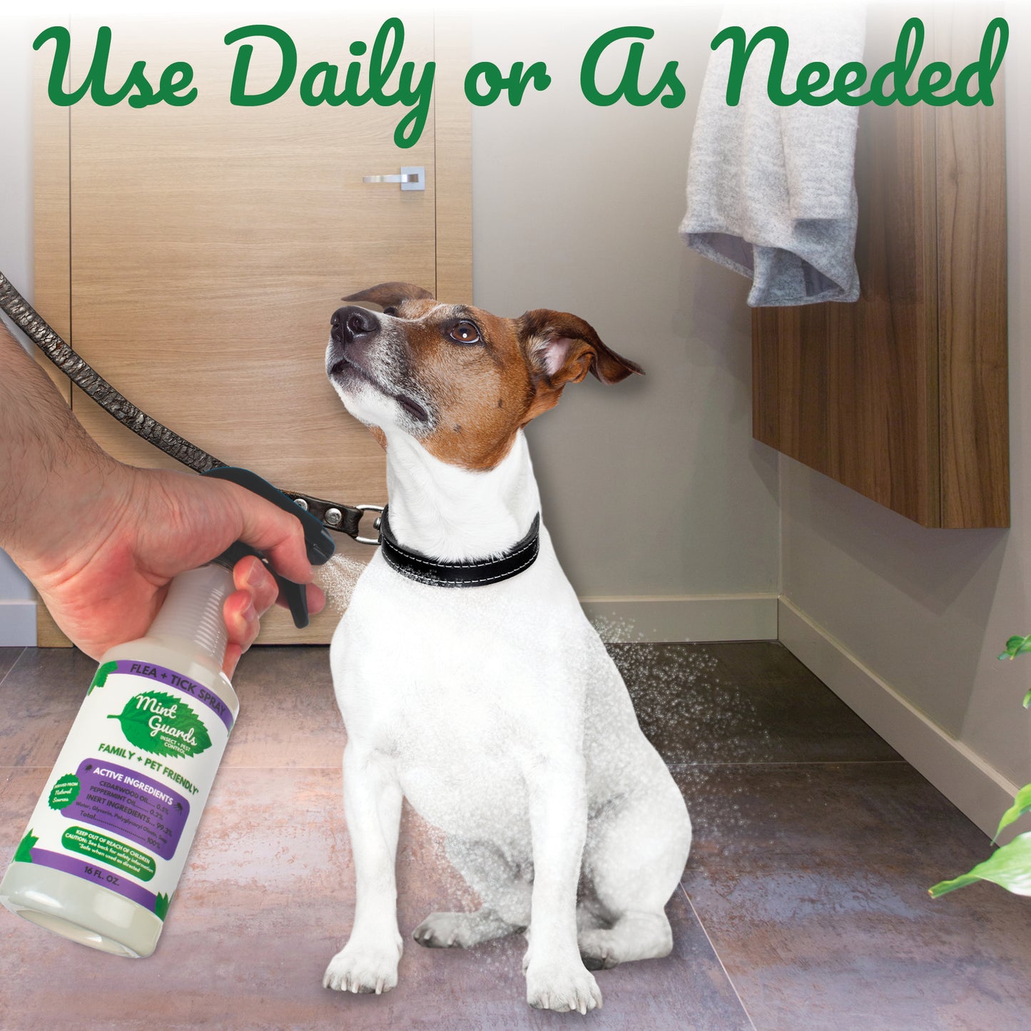 Mint Guards Flea & Tick Repellant for Dogs 16 Fl Oz Spray